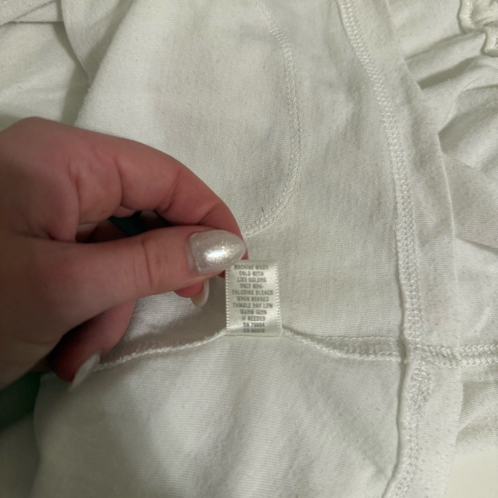 Abercrombie & Fitch vintage hooded ribbed babydoll short sleeve top - Picture 7 of 7